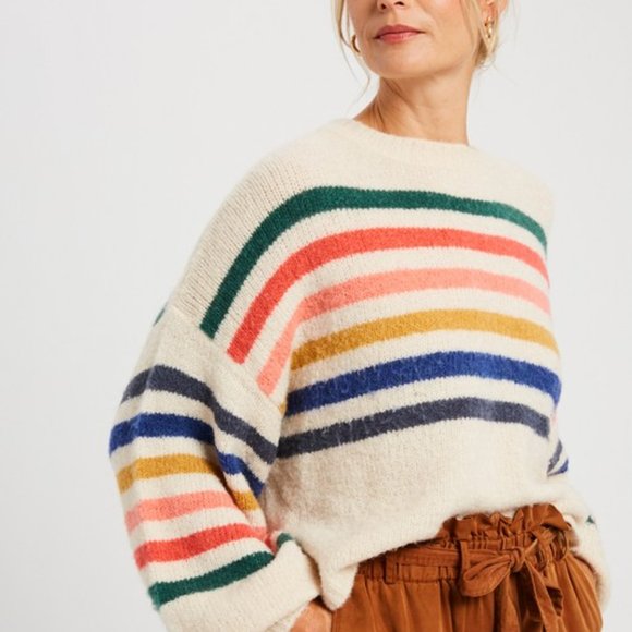 Wishlist Rainbow Stripe Sweater M/L - Picture 5 of 12